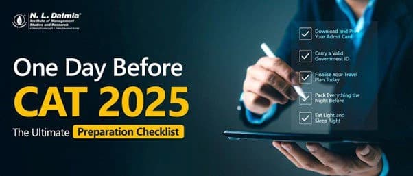 One Day Before CAT 2025: The Ultimate Preparation Checklist
