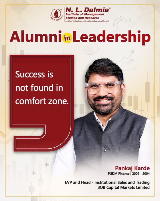 Success is not found in the comfort zone.
Through his journey in finance and leadership, Pankaj Karde reflects the spirit of ambition, resilience and continuous growth.
.
.
.
.
#AlumniInLeadership #LeadershipJourney #FinanceLeadership #SuccessStory #AlumniSuccess #CareerGrowth #LeadershipMindset #ProfessionalGrowth #InspiringJourneys #FutureLeaders #LeadershipLessons #GrowthMindset #FinanceProfessional #NLDAlumni #NLDalmia #NLDIMSR
( Alumni in Leadership, Leadership Journey, Finance Leadership, Alumni Success, Career Growth, Professional Growth, Leadership Mindset, Success Story, Growth Mindset, Leadership Lessons, Finance Professional, Inspiring Journey, Career Development, Resilience, Ambition, Continuous Learning, Industry Leadership, Professional Excellence, Alumni Achievement, NLDalmia )